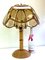 Italian Bamboo Pencil Reed Table Lamp with Smoked Glass Shade, 1970s 17