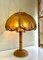 Italian Bamboo Pencil Reed Table Lamp with Smoked Glass Shade, 1970s 11