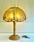 Italian Bamboo Pencil Reed Table Lamp with Smoked Glass Shade, 1970s 7