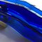 Large Cobalt Blue Glass Wall Lights from Cristal Art, Italy, 1970s, Set of 2 6
