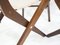 Stained Beech Folding Chairs with Canvas Seat & Backrest from Sorø Stolefabrik, 1960s, Set of 6, Image 10