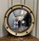 Vintage 20th Century Convex Mirror with Gilt Decoration 1