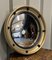 Vintage 20th Century Convex Mirror with Gilt Decoration 2