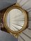 Gold Gilded Oval Mirrors, Set of 2 7