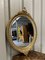 Gold Gilded Oval Mirrors, Set of 2, Image 3