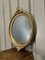 Gold Gilded Oval Mirrors, Set of 2, Image 4