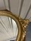 Gold Gilded Oval Mirrors, Set of 2 5