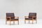 Easy Chairs attributed to Wikkelso, Denmark, 1960s, Set of 2 1