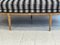 Gustavian Style Sofa with Black and White Striped Upholstery, 1890s 7