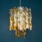 Vintage Murano Torciglioni Chandelier by AV Mazzega, Italy, 1970s, Image 1