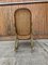 Vintage Brass and Cane Rocking Chair, 1950s 5