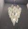 White Murano Glass Polyhedra Chandelier, 1970s 10