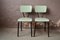 Industrielle hellgrüne Stühle, 1960er, 2er Set 3