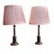 Mid-Century Italian Metal and Brass Table Lamps, Set of 2 4