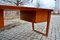 Mid-Century Modern Desk in Walnut with Green Leather Top, 1960, Image 13