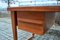 Mid-Century Modern Desk in Walnut with Green Leather Top, 1960, Image 30