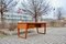 Mid-Century Modern Desk in Walnut with Green Leather Top, 1960, Image 8