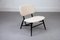 Swedish Off White Bouclé Side Chair from AB Diö Slöjd & Möbler, 1950s 2
