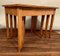 English Stackable Teak Nest of Tables, 1960s, Set of 3 4