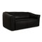 DS 47 2-Sitzer Sofa aus schwarzem Leder von de Sede 8