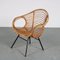 Rattan Easy Chair by Rohé Noordwolde, the Netherlands, 1950s 2