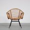 Rattan Easy Chair by Rohé Noordwolde, the Netherlands, 1950s 6