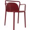 Classe Burgundy Chairs from Mowee, Set of 4 2