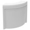 Curved Lacquered Classe Bar in White from Mowee 1
