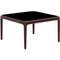 50 Xaloc Burgundy Coffee Table with Glass Top from Mowee 2