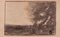 Edmond Cuisinier, Landscape, Original Drawing, Early 20th Century 1