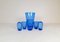 Art Deco Glass Sculptured Handcrafted Vases by Reijmyre, Sweden, 1930s, Set of 6, Image 3