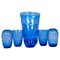 Art Deco Glass Sculptured Handcrafted Vases by Reijmyre, Sweden, 1930s, Set of 6 1