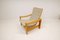 Fauteuil Scandinave en Pin et Tissu attribué à Yngve Ekström, Suède, 1970s 4