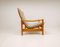 Fauteuil Scandinave en Pin et Tissu attribué à Yngve Ekström, Suède, 1970s 11