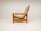 Fauteuil Scandinave en Pin et Tissu attribué à Yngve Ekström, Suède, 1970s 5