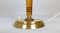 Art Deco Brass and Birch Table Lamp by from Nordiska Kompaniet for Nordic Company, Sweden, 1940s, Image 14