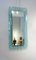Hellblauer rechteckiger Spiegel von Max Ingrand für Fontana Arte, Italien, 1950er 7