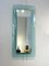 Espejo rectangular azul claro atribuido a Max Ingrand para Fontana Arte, Italia, años 50, Imagen 6