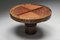 Round Geometric Wooden Dining Table, 1950s, Image 5