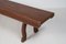 Antique Swedish Country House Bench in Pine 6