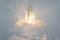 Lámpara de araña de cristal de Murano atribuida a Kalmar, Alemania, años 60, Imagen 10