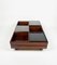 Italian Rectangular Coffee Table in Wood and Glass by Luigi Sormani, 1960s, Image 11