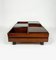 Italian Rectangular Coffee Table in Wood and Glass by Luigi Sormani, 1960s, Image 13