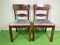 Dining Chairs with Padded Seats, 1930s, Set of 2 1