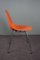 Orangefarbener DSX Stuhl aus Acrylglas von Eames für Herman Miller 4
