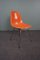 Orangefarbener DSX Stuhl aus Acrylglas von Eames für Herman Miller 1