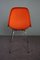 Orangefarbener DSX Stuhl aus Acrylglas von Eames für Herman Miller 5