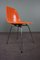 Orangefarbener DSX Stuhl aus Acrylglas von Eames für Herman Miller 7