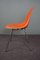 Orangefarbener DSX Stuhl aus Acrylglas von Eames für Herman Miller 6