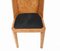 Art Deco Accent Chairs in Maple, Set of 2 7